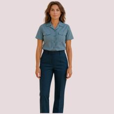 Calça Feminina cinza Marinha e Blusa feminina cinza